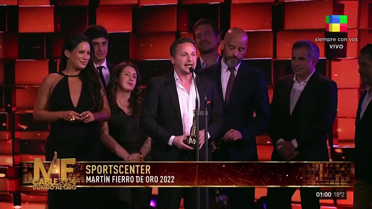 Sportscenter y A dos voces ganan el Martín Fierro de Oro en los premios de Cable 2022 y 2023