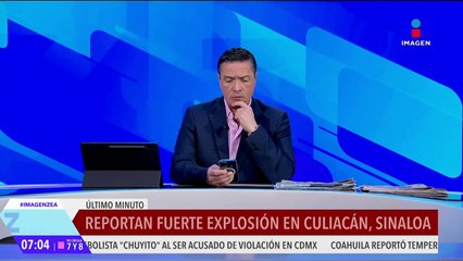 Reportan una fuerte explosión en Culiacán, Sinaloa; se trataría de un coche bomba