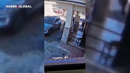 Okul müdürünün darbedilmesi güvenlik kamerasında