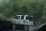 Footage shows reckless driver crash after cops chase him for not wearing seat belt