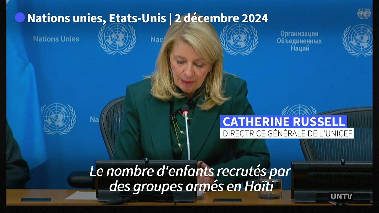 Haïti: le nombre d'enfants recrutés par des gangs en hausse de 70%, alerte l'Unicef