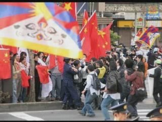 Ce qui c'est passe a Nagano-JAPON en relai de Pekin J.O.