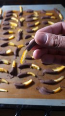 Recette Facile des Orangettes au Chocolat 🍫🍊