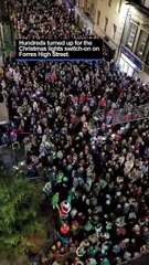 Forres High Street Lights Switch-On Draws Huge Crowd 🎉