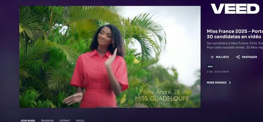 Portrait de miss Guadeloupe - Moïra André