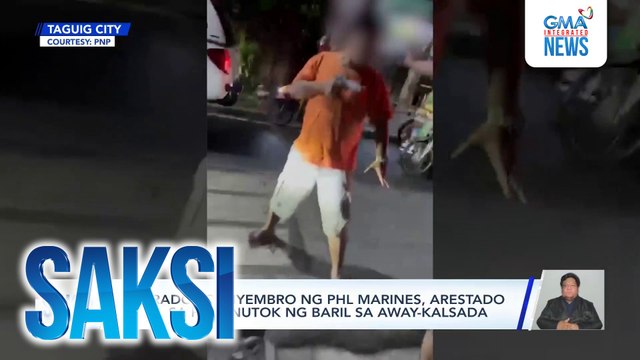 Retiradong miyembro ng PHL Marines, arestado dahil sa panunutok ng baril sa away-kalsada | Saksi