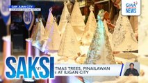 Giant Christmas trees, pinailawan sa San Juan at Iligan City | Saksi