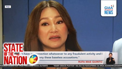 Ruffa Mae Quinto, iginiit na biktima lang din siya sa isyu ng DERMACARE Skincare Clinic | SONA