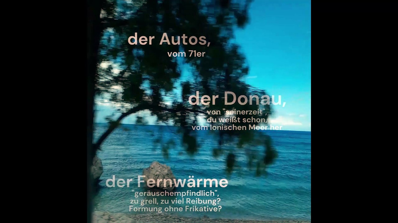 blau machen (aus: 'Anfang von etwas', Isabella Breier)