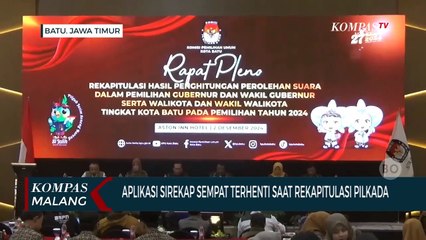 Aplikasi Sirekap Sempat Terhenti Saat Rekapitulasi Pilkada Kota Batu