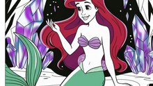 Relax and Create: Ariel Coloring Pages for Fans and Artists Alike