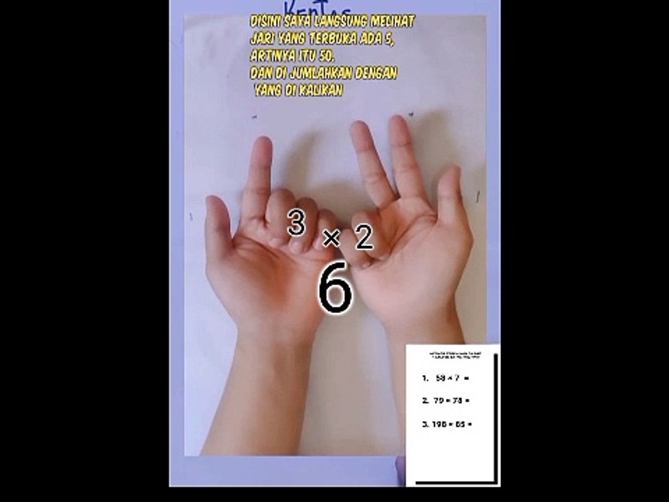 % Perkalian 7 matematika dasar