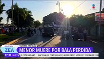 Menor de 11 años muere por una bala perdida en Yautepec, Morelos