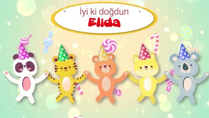 İyi ki Doğdun ELİDA - İsme Özel Çocuk Doğum Günü Şarkısı