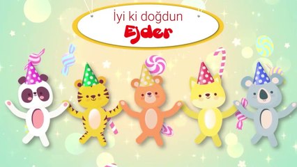 İyi ki Doğdun EJDER - İsme Özel Çocuk Doğum Günü Şarkısı