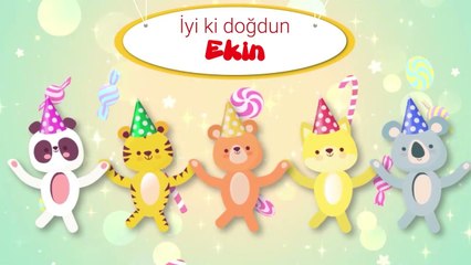 İyi ki Doğdun EKİN - İsme Özel Çocuk Doğum Günü Şarkısı