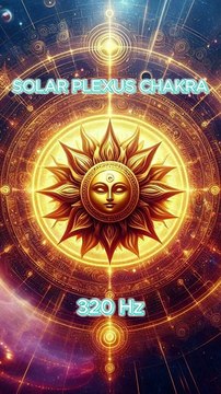 1 Min SOLAR PLEXUS CHAKRA 320 Hz 'Quickly Heal'