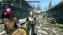 IlloJuan juega a Skyrim con el mod de personajes