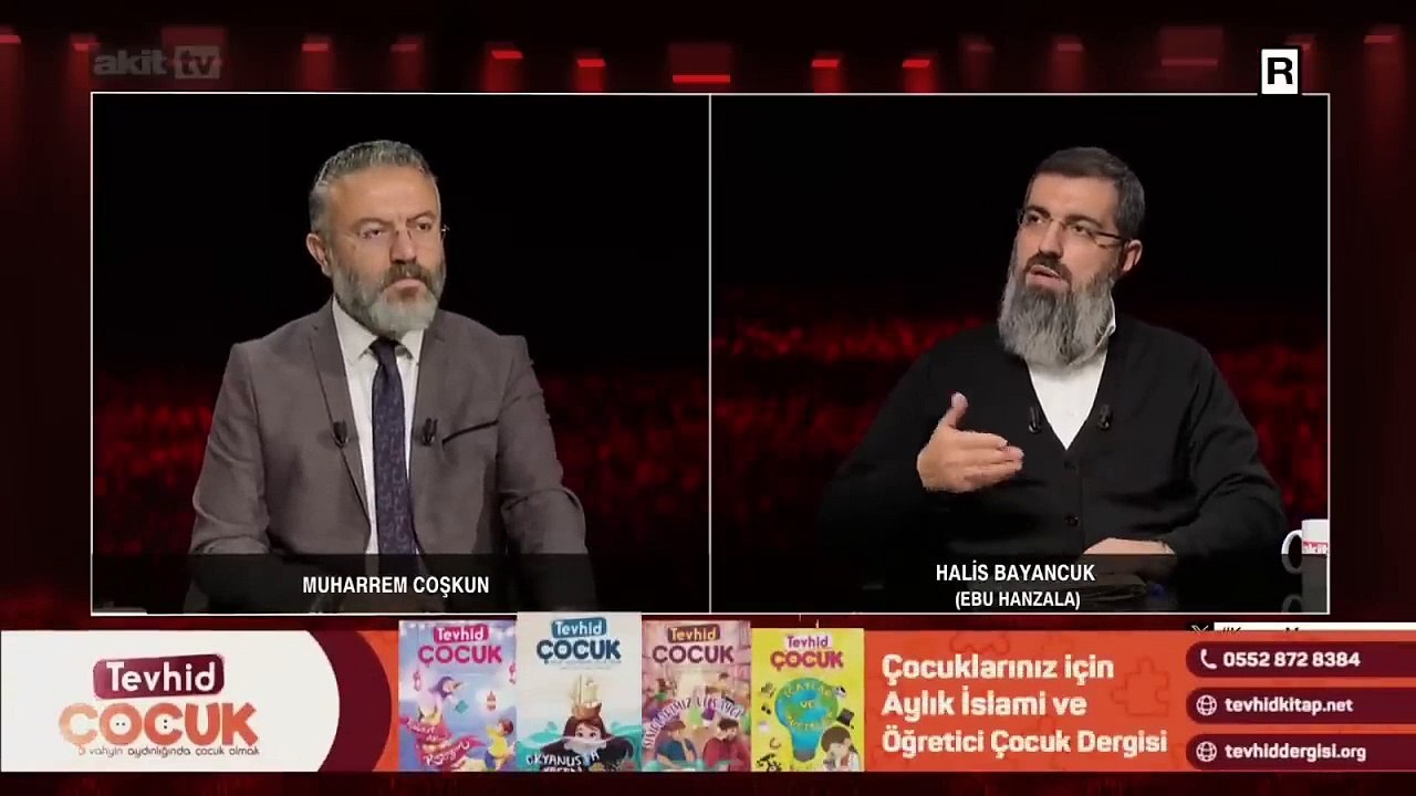 Ebu Hanzala Künyeli Halis Bayancuk Kırmızı Masa_da Muharrem Coşkun Akit TV