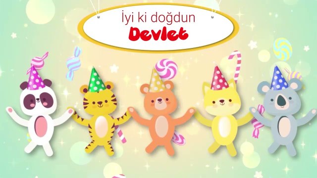 İyi ki Doğdun DEVLET - İsme Özel Çocuk Doğum Günü Şarkısı