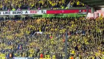 6,700 FK Bodø/Glimt fans at Old Trafford tonight for the Europa League.  That’s around 10% of Bodøs population.  Incredible support. 👏👏