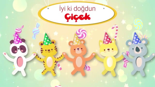 İyi ki Doğdun ÇİÇEK - İsme Özel Çocuk Doğum Günü Şarkısı