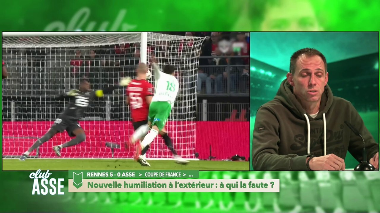 CLUB ASSE : L'ASSE subit une correction à Rennes…