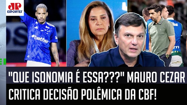 O Palmeiras ESPERNEIA, RECLAMA, mas essa DECISÃO pra mim é... Mauro Cezar É DIRETO!