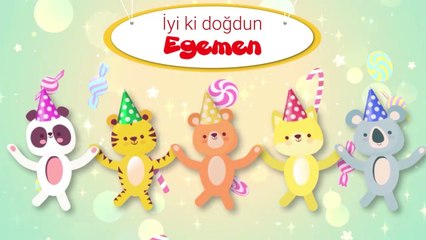 İyi ki Doğdun EGEMEN - İsme Özel Çocuk Doğum Günü Şarkısı