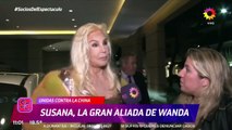 Susana Giménez fulminó a la China Suárez tras su entrevista con Wanda Nara