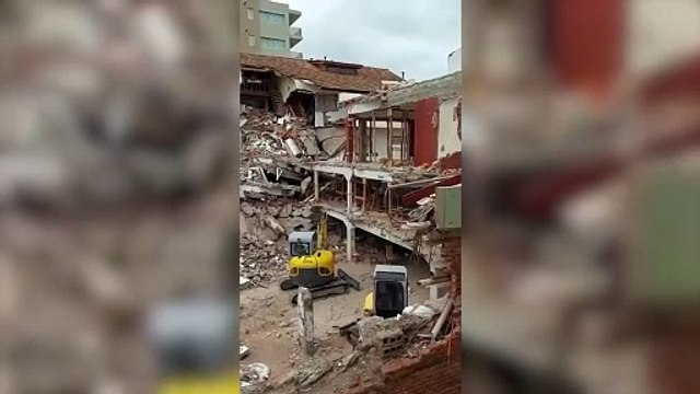 Los restos del Dubrovnik de Villa Gesell