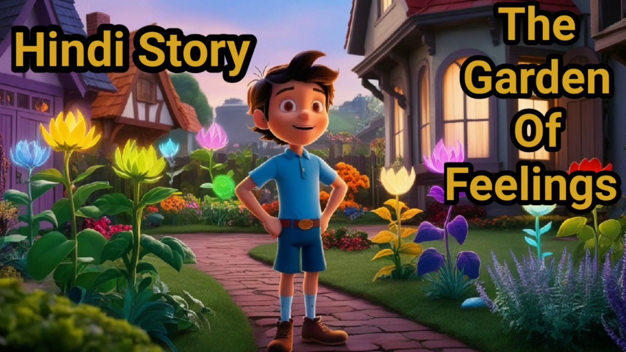 The Garden Of Feelings Hindi Story, Very Nice Story , Bedtime Stories, 🌝⭐👍🏻☁️❤🌺🌈🌷🌻🌸💐🐰🐰🐰🎉🎇