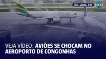 Aviões se chocam no aeroporto de Congonhas; veja vídeo