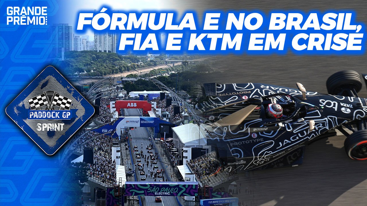 FÓRMULA E ABRE TEMPORADA EM SÃO PAULO E CRISE NA KTM ABALA MOTOGP | Paddock Sprint