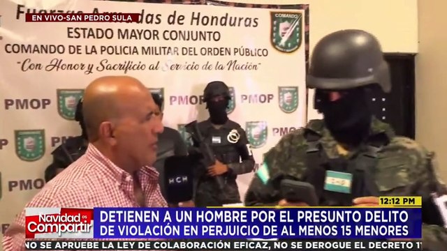 Cae degenerado acusado de violar a 15 menores en la zona norte de Honduras