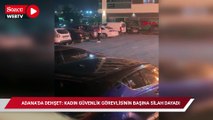 Sitede yere döktüğü benzini ateşe verdi, güvenliği tabancayla tehdit etti