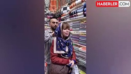 Turist kadından Türk erkekleri için olay sözler: Gözlerim bayram ediyor