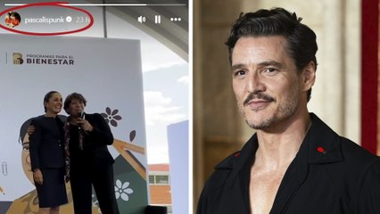 Pedro Pascal publica una historia de la presidenta de México Claudia Sheinbaum y causa furor en redes