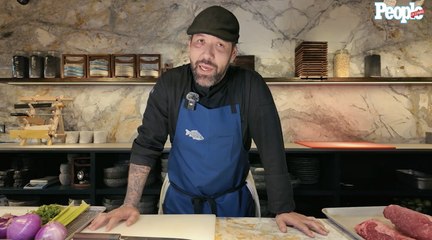 Cocinando un plato navideño en Misión Ceviche