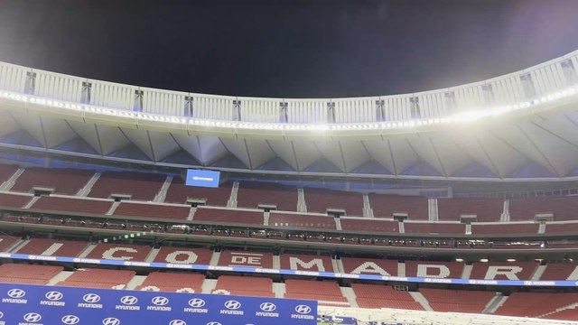 El Atlético de Madrid enciende la Navidad en el Metropolitano