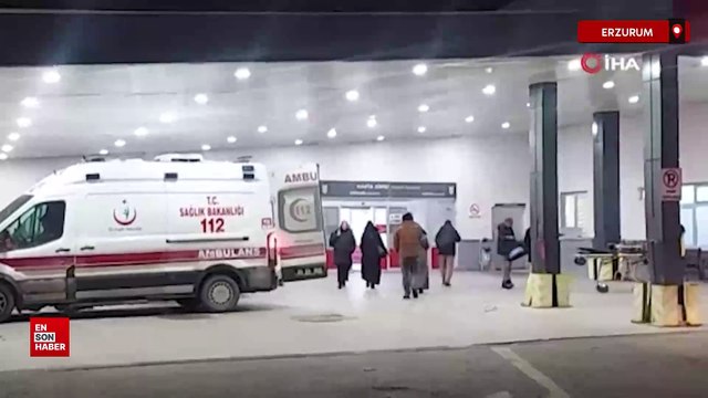 Erzurum'da karbonmonoksit gazından zehirlenen 21 kişi hastanelik oldu