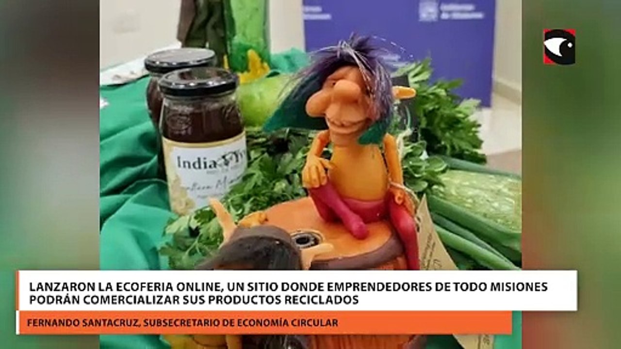Lanzaron la Ecoferia Online, un sitio donde emprendedores de todo Misiones podrán comercializar sus productos reciclados