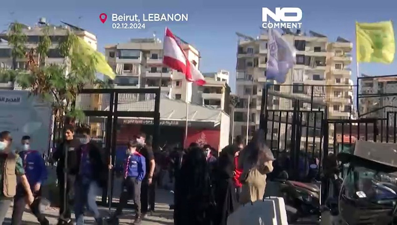 Pfadfinder räumen Schutt und Trümmer in den südlichen Vororten von Beirut auf