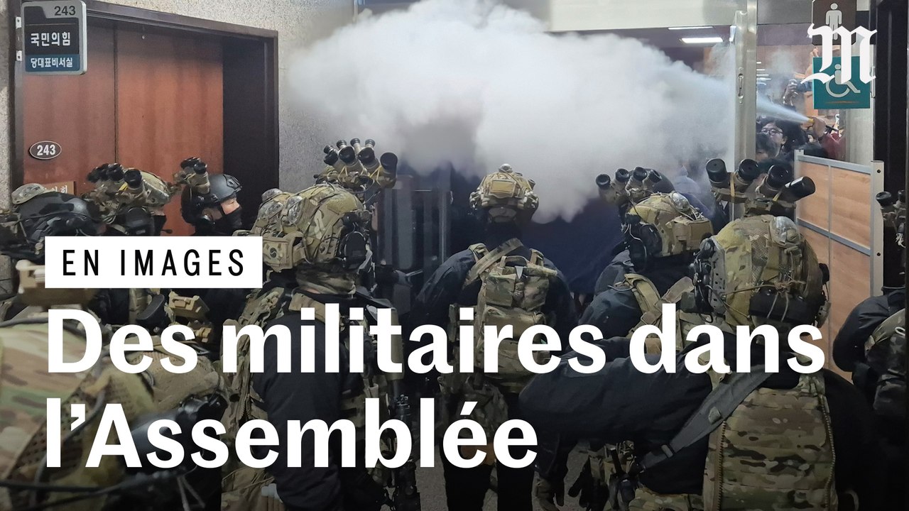 Corée du Sud : des militaires entrent dans l'Assemblée par une fenêtre