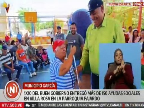 Nueva Esparta | Habitantes del municipio García son beneficiados con entrega de ayudas técnicas