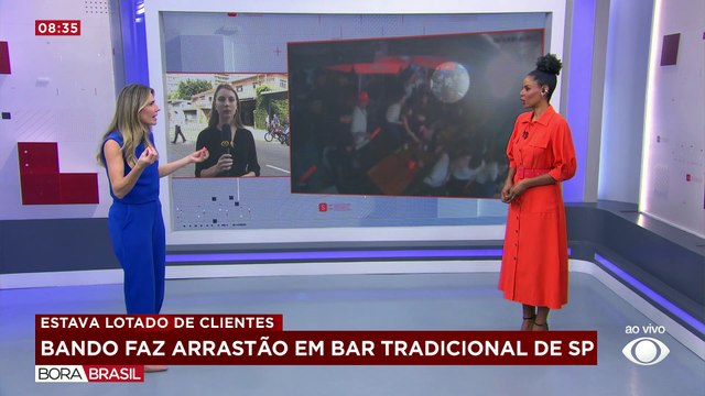 Criminosos encapuzados fazem arrastão em bar tradicional de São Paulo