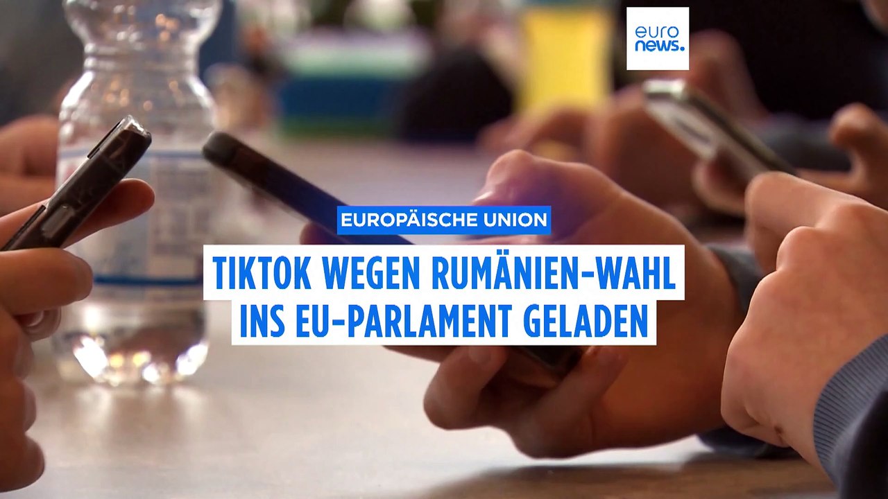 TikTok nach Rumänien-Wahl ins EU-Parlament geladen