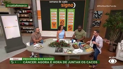 PREVISÃO SEMANAL: Veja horóscopo de 01/12 a 07/12 para o SIGNO DE CÂNCER | Melhor da Tarde