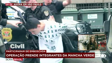 Operação prende integrantes da Mancha Verde envolvidos em emboscada