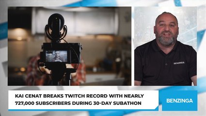 Kai Cenat Breaks Twitch Record With Nearly 727,000 Subscribers During 30-Day Subathon
